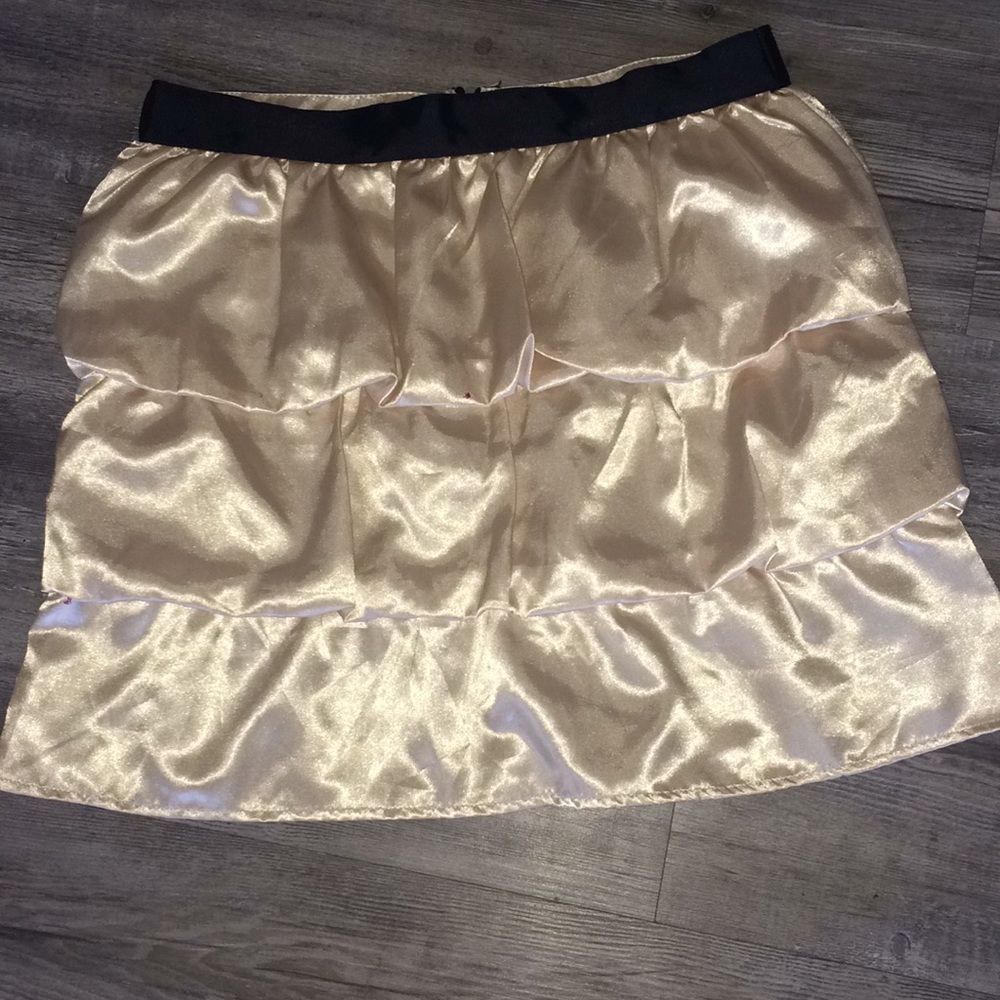 Mimi Chica Polyester Ruffled Skirt